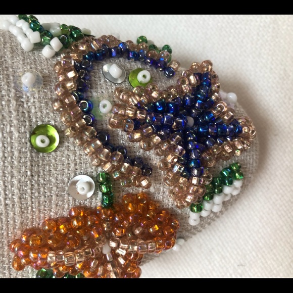 J CREW Beaded Blanche Mini Wedge - Picture 4 of 4